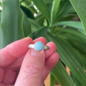 Sterling Silver Turquoise Ring size 6